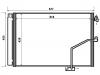 Kondensator, Klimaanlage Air Conditioning Condenser:204 500 02 54